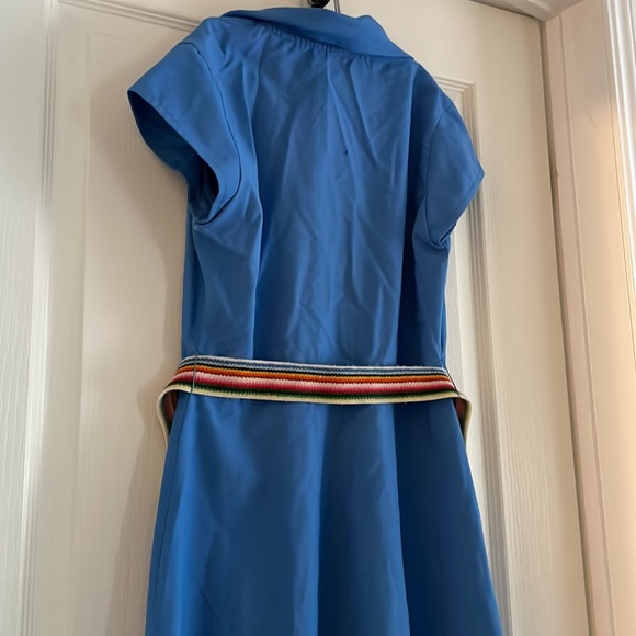 Vintage 1970’s blue Midi Dress - Picture 5 of 6